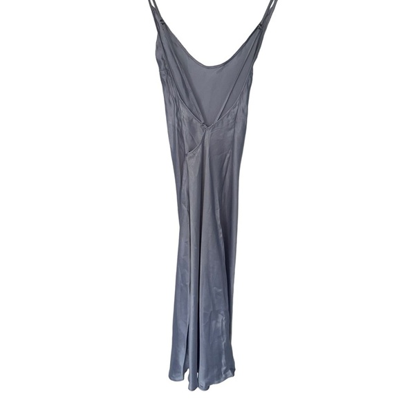 VICTORIA'S SECRET LIGHT PURPLE LILAC SILK LONG SLIP DRESS US XS LUXE SHEEN CUPRO - Picture 6 of 12